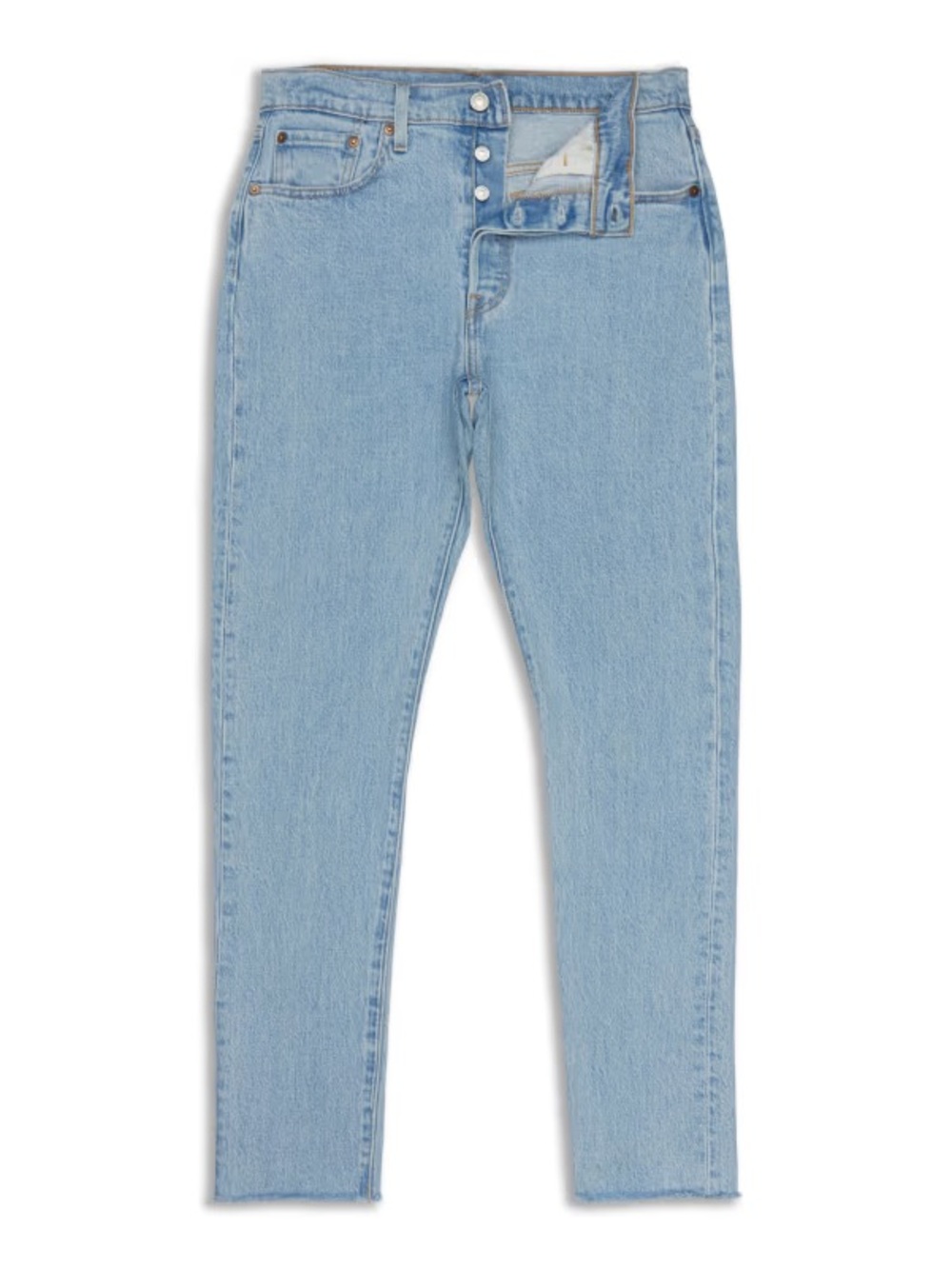 Classic Levi 501s Size 12. High-Rise, Light Wash Denim. The perfect skinny jeans